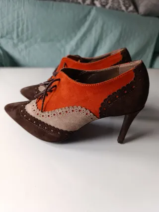 Zapatos de tacón de piel talla 37