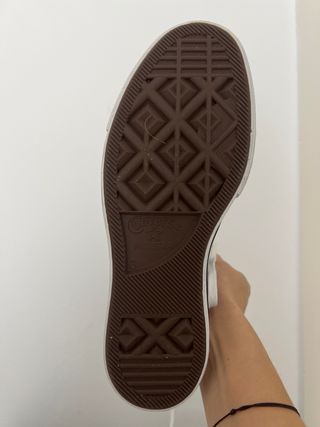 Converse All Star Plataforma Negras Tela