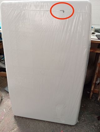 Tavolo bianco in plastica - 90 x 140 cm