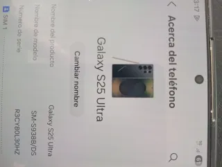 Samsung S25 Ultra Teléfono Móvil