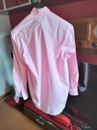 Camisa rosa hombre