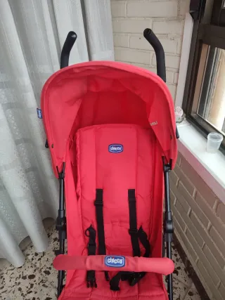 Silla de paseo para niño color coral