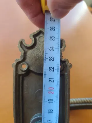 1 Juego de Manilla antigua dorada estilo clásico