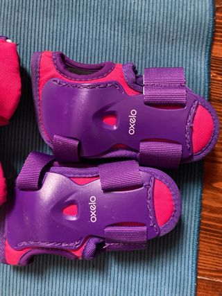 Set Protezioni Oxelo Rosa XS