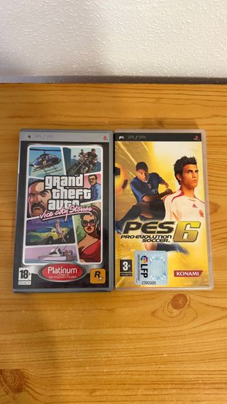 Juegos PSP: Grand Theft Auto & PES 6