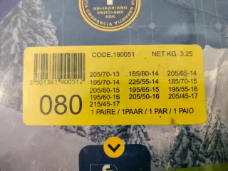 Cadenas para nieve Norauto 080