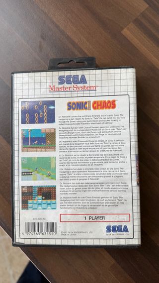 Sega Master System II Negra con 2 juegos