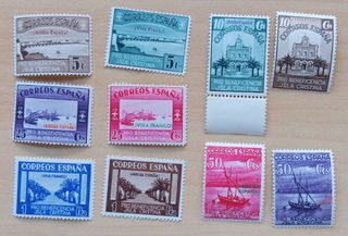 Huelva - Guerra Civil 1936-1939-Em. Local Nacional