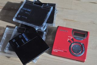 Lote Minidisc Walkman MZ-N510 + 10 Discos TDK