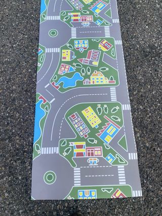 Alfombra infantil ciudad multicolor