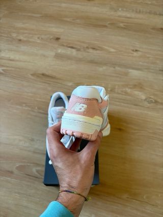 New Balance 550 White Pink Sea Salt (GS) 36 EU