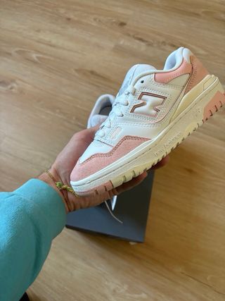 New Balance 550 White Pink Sea Salt (GS) 36 EU