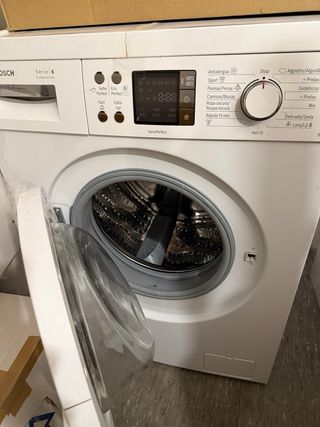 Lavadora Bosch Serie 6 Blanca 8kg