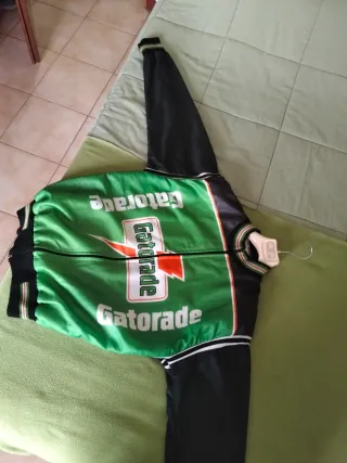 Giacca Bomber Gatorade Verde e Nera