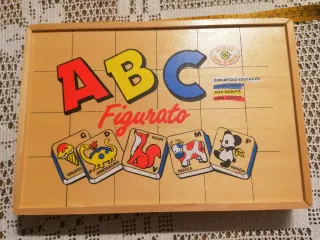Gioco ABC Figurato in Legno