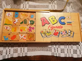 Gioco ABC Figurato in Legno