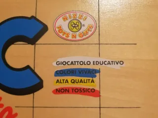 Gioco ABC Figurato in Legno