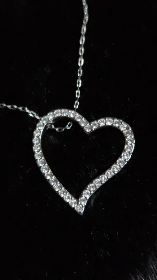 Collar con colgante Corazón Swarovski