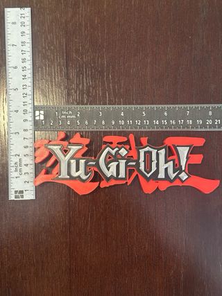 Logo Yu-Gi-Oh! 3D Vermelho e Prata