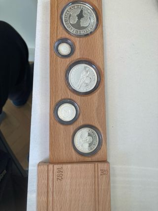 5 Monedas Plata 500 Aniversario