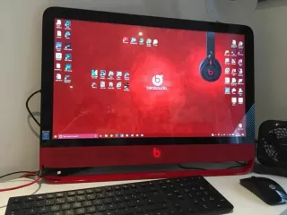 Ordenador HP Beats 23-n020-ns Rojo