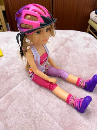 Muñeca Nancy Ciclista con Bicicleta