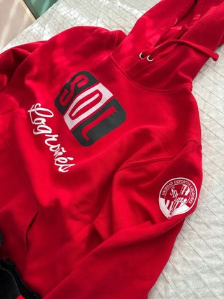 Chándal SD Logroñés Rojo y Negro