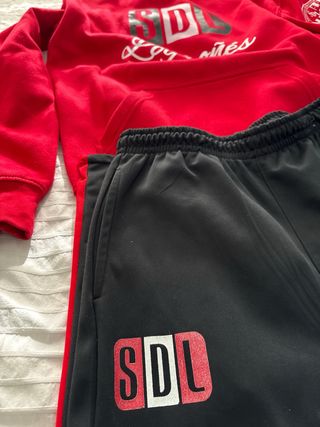 Chándal SD Logroñés Rojo y Negro