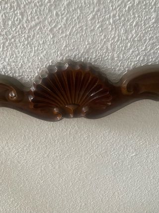 Marco de madera vintage con concha