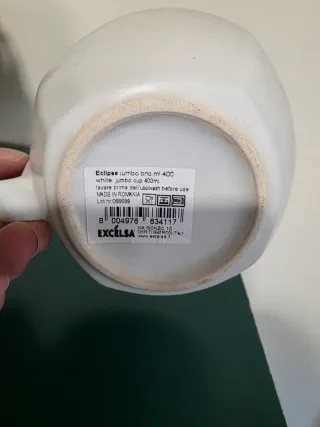 Tazza Jumbo Excelsa Bianco ml 400