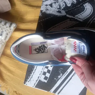 Zapatillas Vans Azul y Blanco