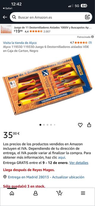 Pack Herramientas Alyco