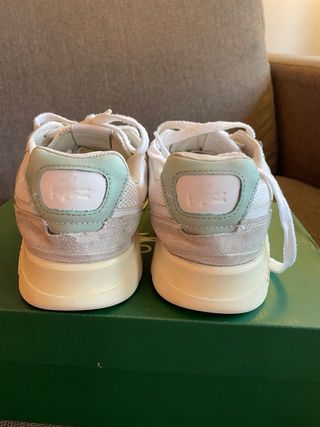 Zapatillas Lacoste Blancas y Verdes