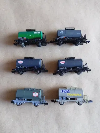 Lote 6 vagones MINITRIX