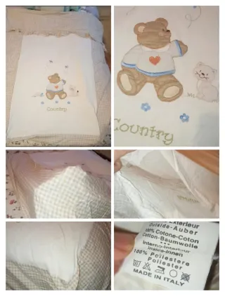 Lotto per culla e cambio pannolino