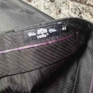 Pantalón de vestir gris hombre