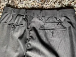 Pantalón de vestir gris hombre