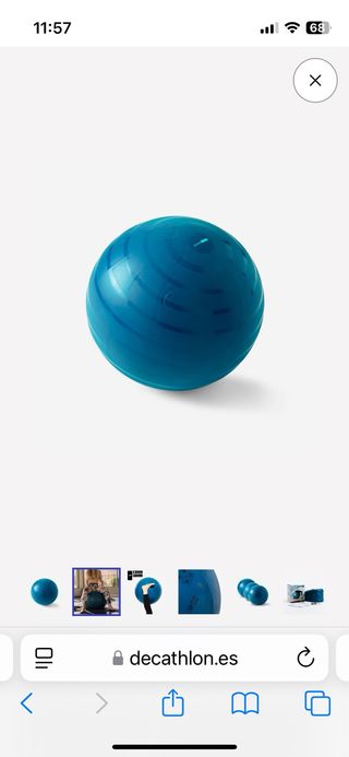 Pilota Pilates 65cm Azul