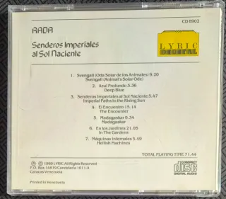 RADA - Senderos Imperiales al Sol Naciente CD