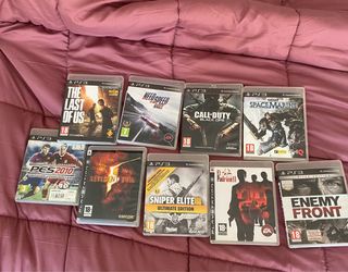 Lote 9 Videojuegos PS3