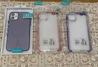 Kit 3 fundas iPhone 11 + protector
