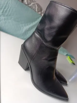 Botas cowboy negras talla 39