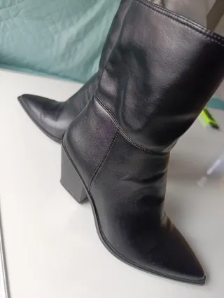 Botas cowboy negras talla 39