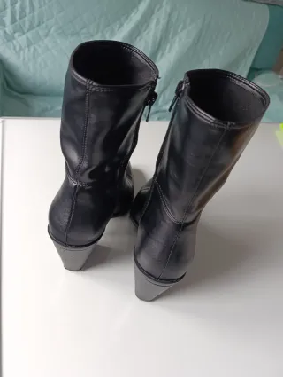 Botas cowboy negras talla 39