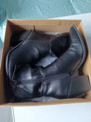 Botas cowboy negras talla 39