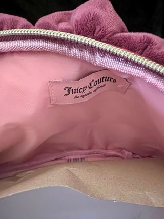 Neceser Juicy Couture Granate Terciopelo