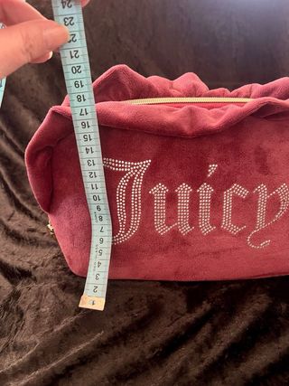 Neceser Juicy Couture Granate Terciopelo