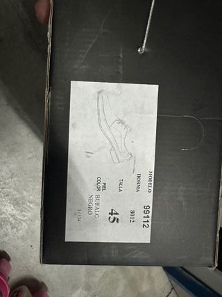Zapatos de vestir negros talla 46