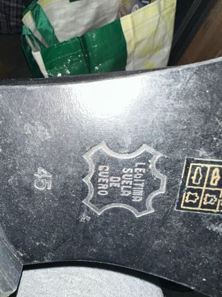 Zapatos de vestir negros talla 46