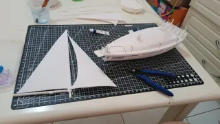 Maqueta de barco velero